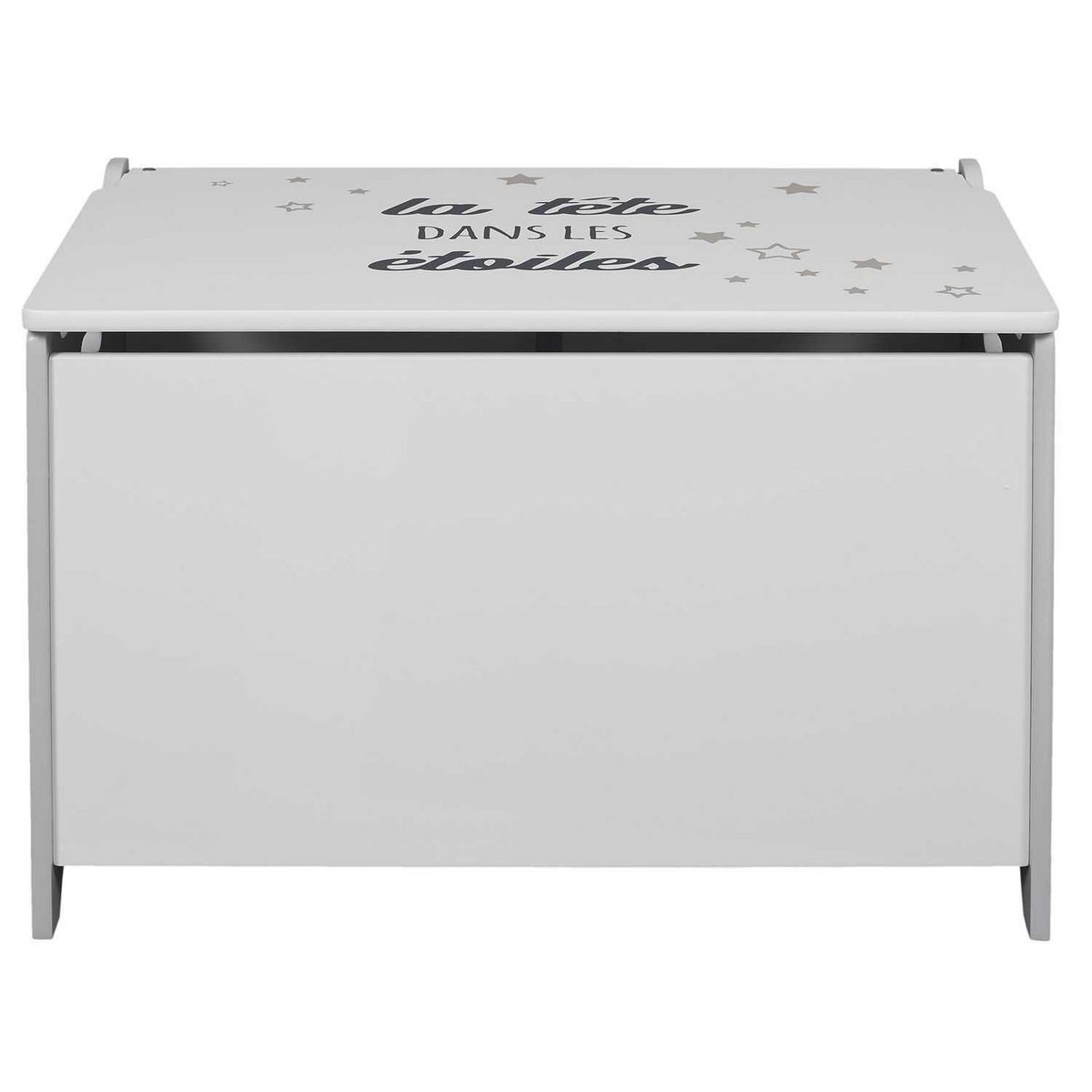 TOILINUX Coffre à jouets en MDF La tête dans les étoiles