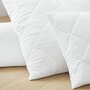 Voir la diapositive 3 : Les Ateliers du Linge Protège-oreillers 100%polyester 75gsm quilte