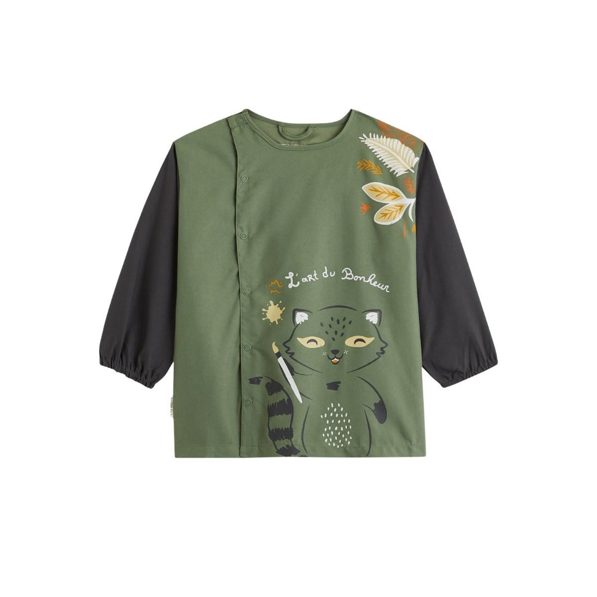 Petit Béguin Tablier enfant gabin. Coloris disponibles : Vert
