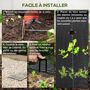 Voir la diapositive 5 : OUTSUNNY Toile de paillage anti mauvaises herbes indéchirable perméable anti UV - 100 x 2 m - PP haute densité 60 g/m²noir vert