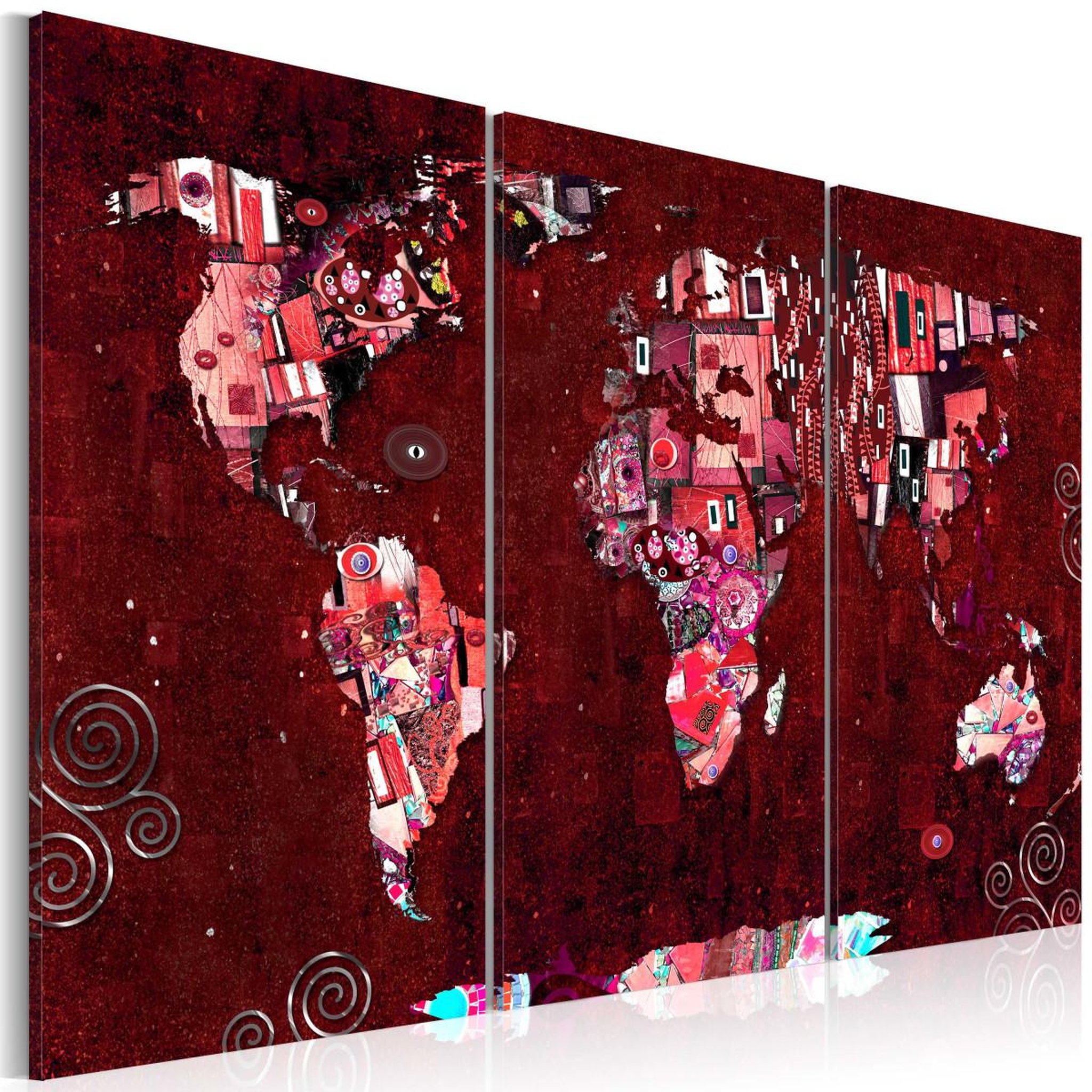 Voir la diapositive 1 : Paris Prix Tableau imprimé  ruby world