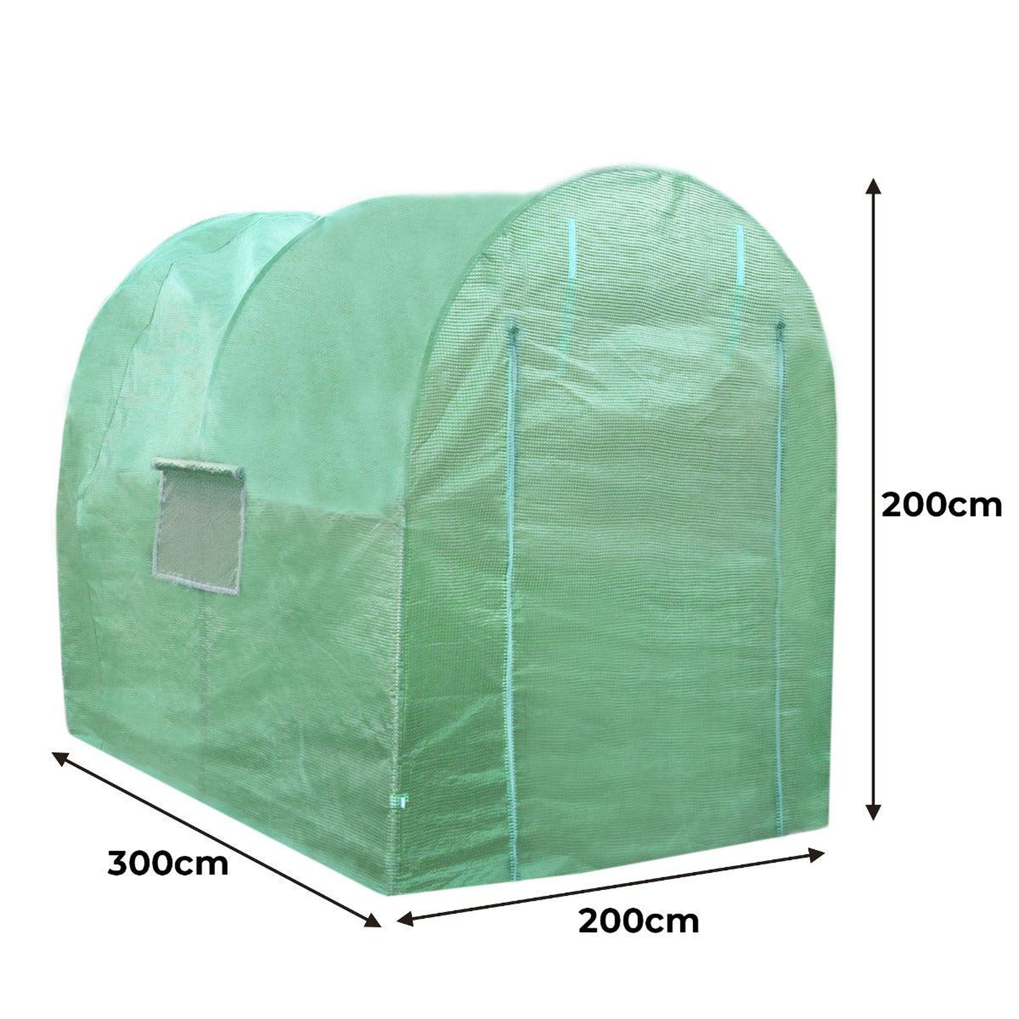 Voir la diapositive 4 : Monster Serre Polytunnel 19mm avec Étagères