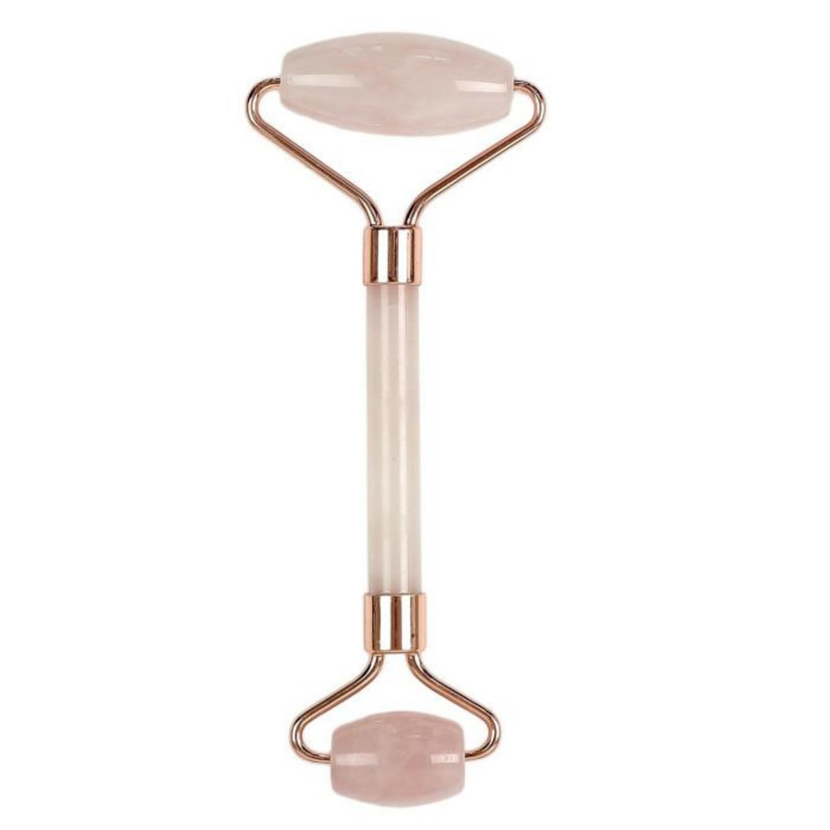 Paris Prix Rouleau de Massage Quartz  Jade  14cm Rose