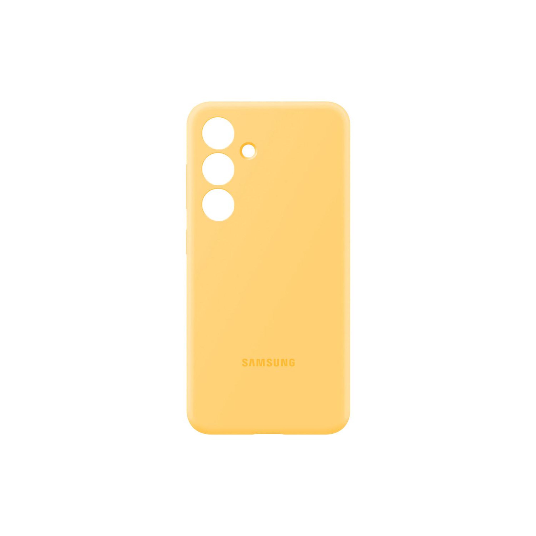 Voir la diapositive 2 : Samsung Coque en silicone pour Samsung Galaxy S24 Jaune