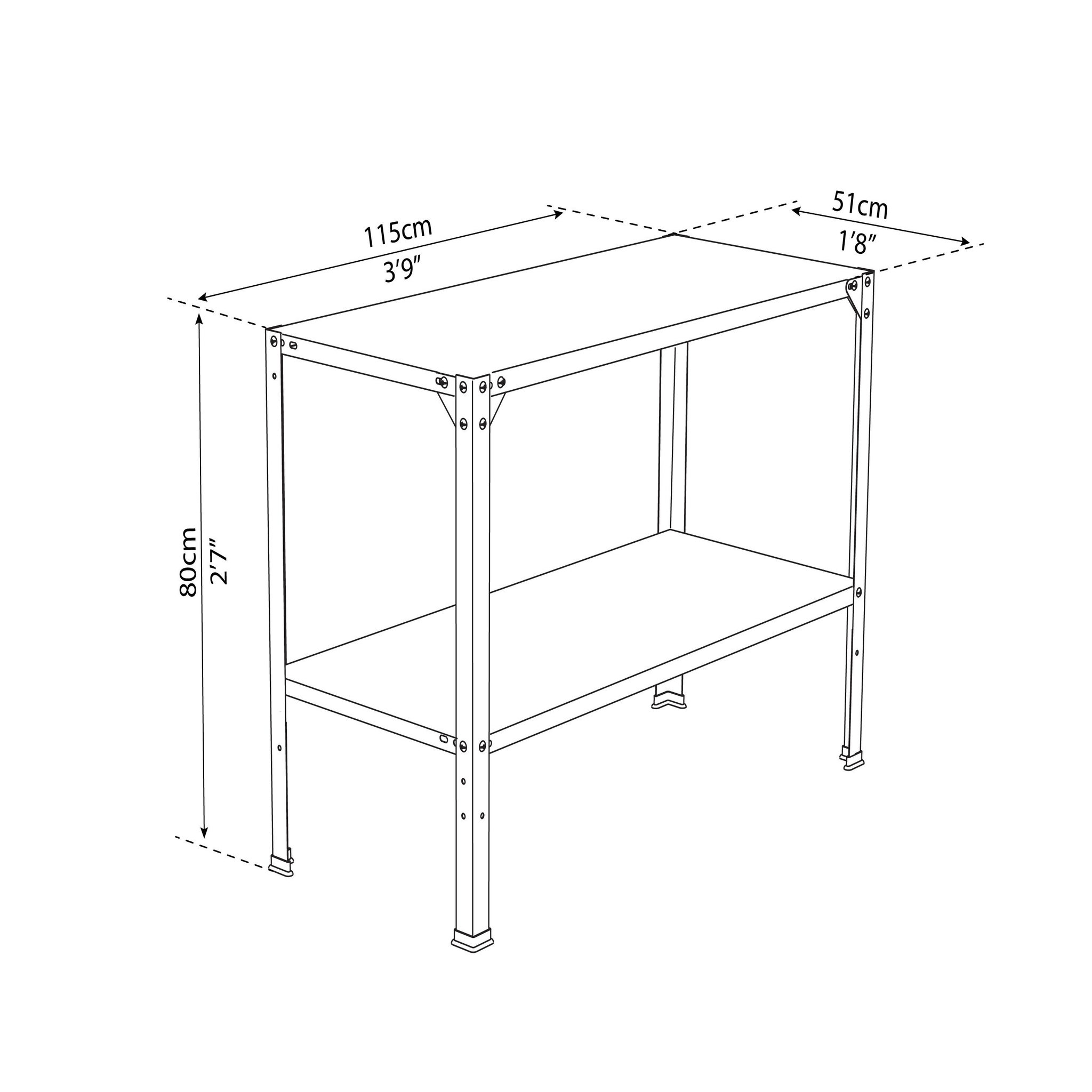 Voir la diapositive 5 : CANOPIA Table double de culture en acier Canopia