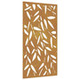 Voir la diapositive 2 : VIDAXL Decoration murale jardin 105x55 cm design de feuille de bambou