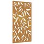 Voir la diapositive 2 : VIDAXL Decoration murale jardin 105x55 cm design de feuille de bambou