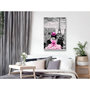 Voir la diapositive 2 : Paris Prix Tableau Imprimé  Paris Colour Pink
