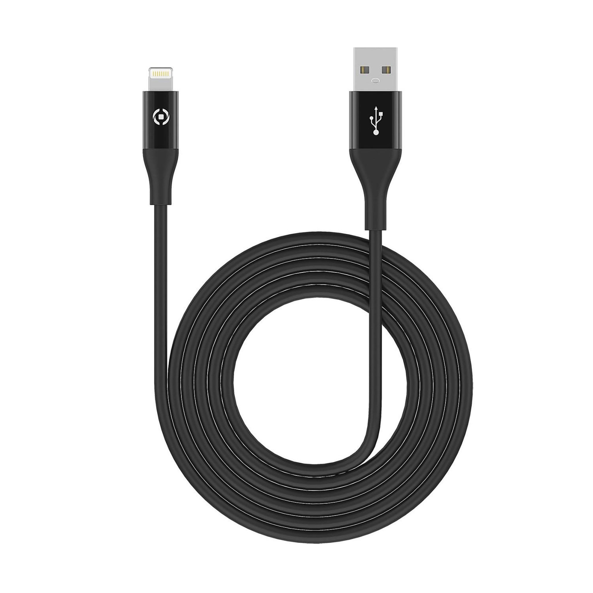 Voir la diapositive 3 : CELLY Celly USBLIGHTCOL3MBK câble Lightning 3 m Noir