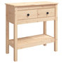 Voir la diapositive 2 : VIDAXL Table console 75x35x75 cm Bois massif de pin
