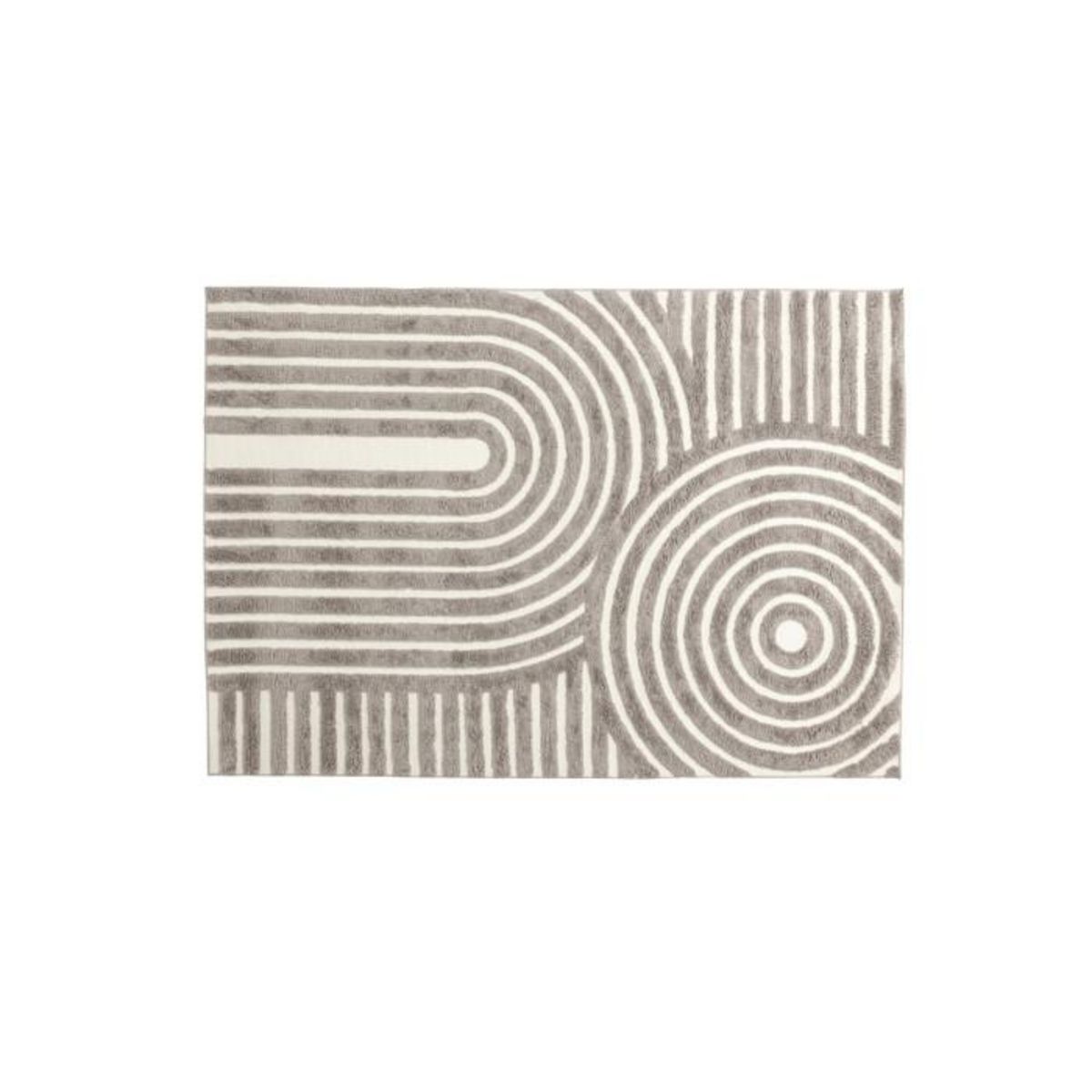 Paris Prix Tapis Déco  Nikita  200x290cm Gris