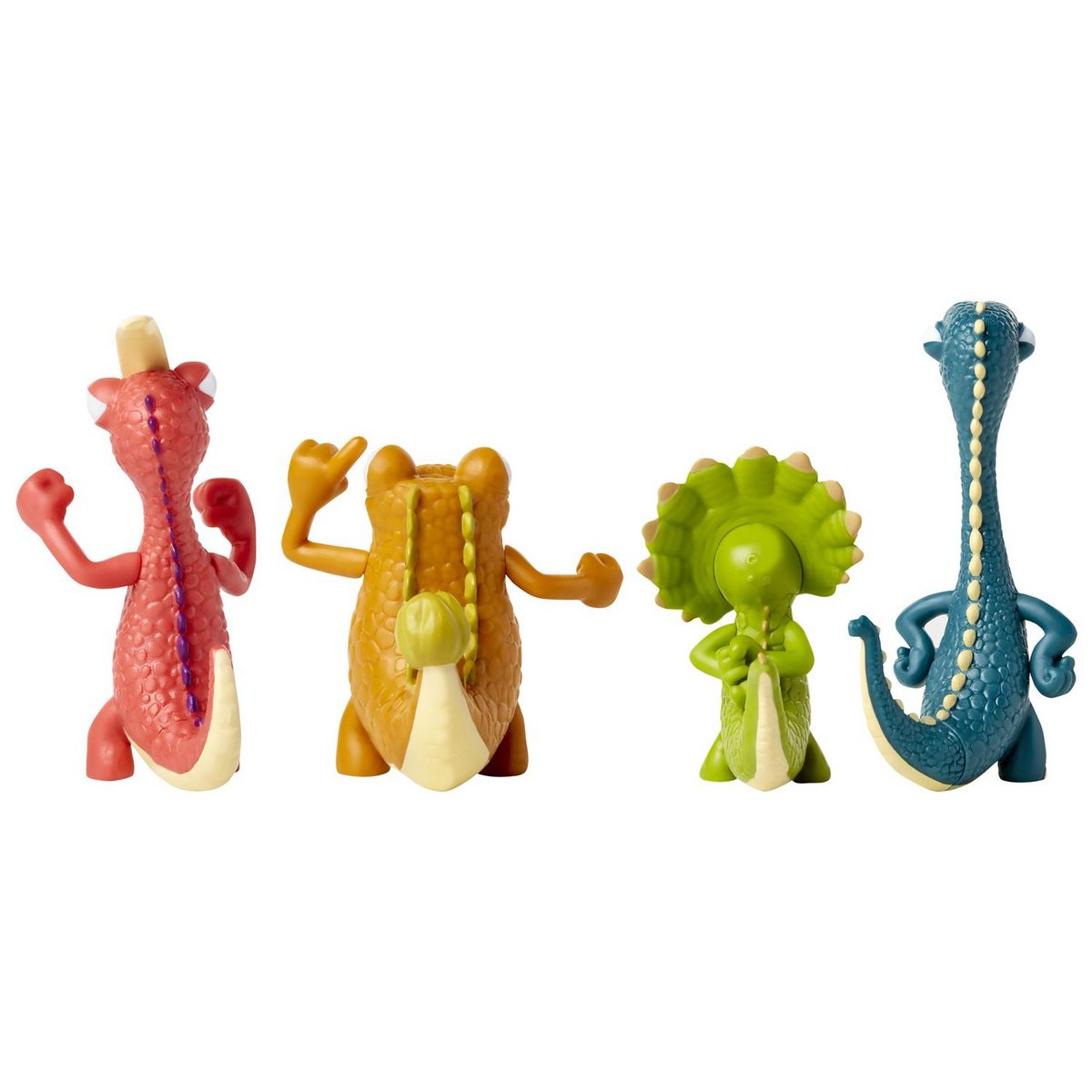 JAKKS PACIFIC Gigantosaurus - Coffret 4 figurines Dino amis 