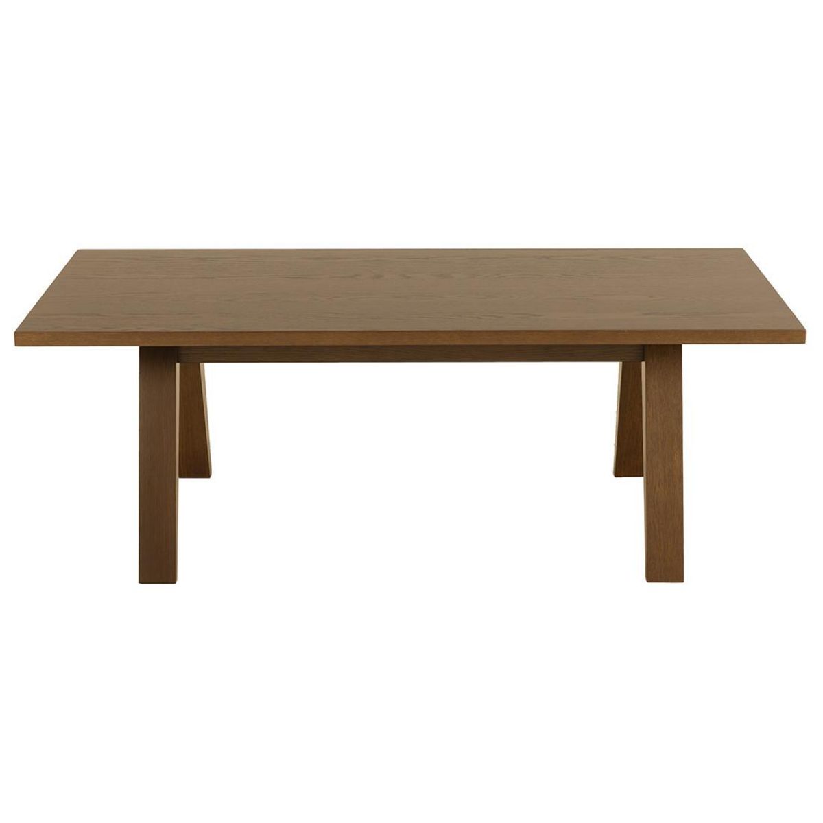 LISA DESIGN Pauline - table basse effet bois - chêne foncé - 130 cm