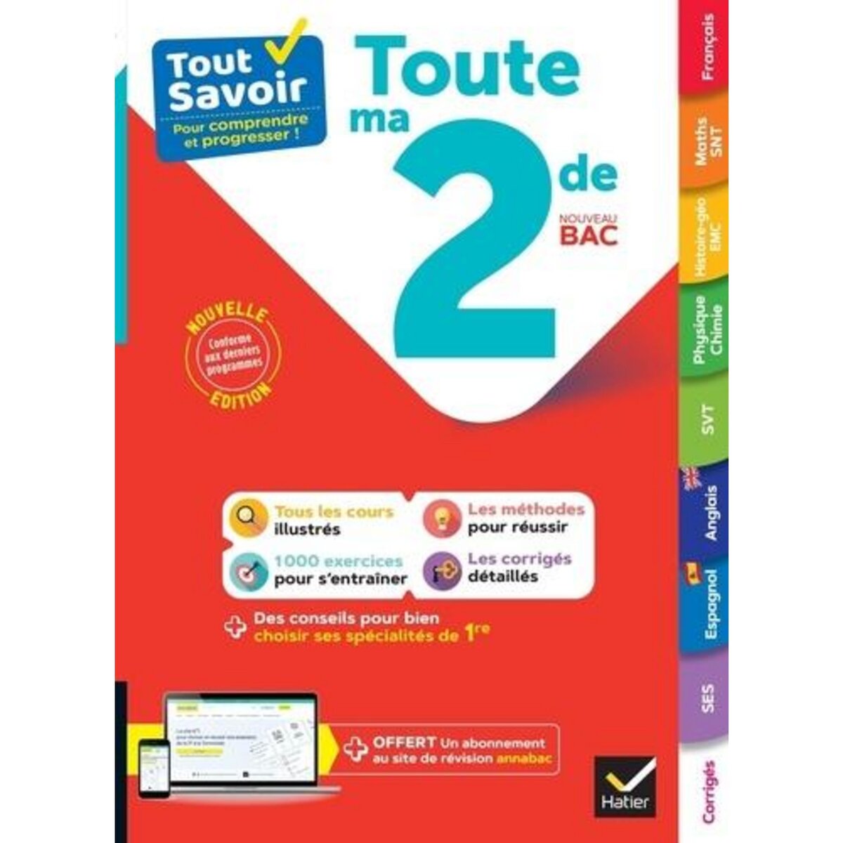 TOUTE MA 2DE. NOUVEAU BAC, Taquechel Louise