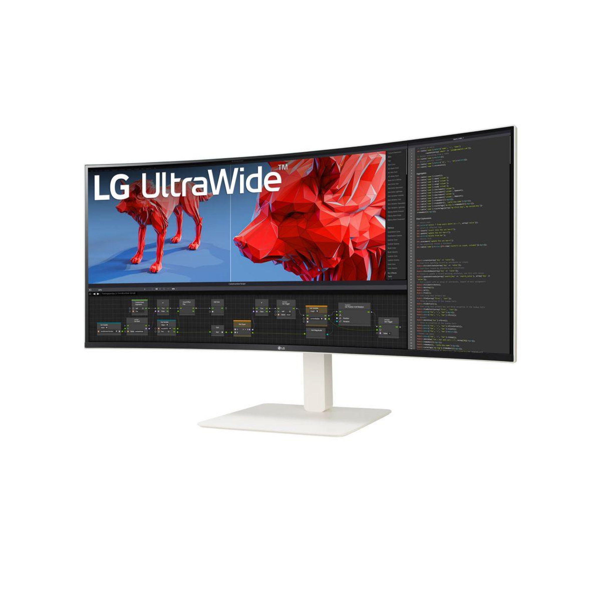 Voir la diapositive 2 : LG Ecran PC Gamer ULTRAWIDE 38WR85QC-W Incurvé 38'' IPS