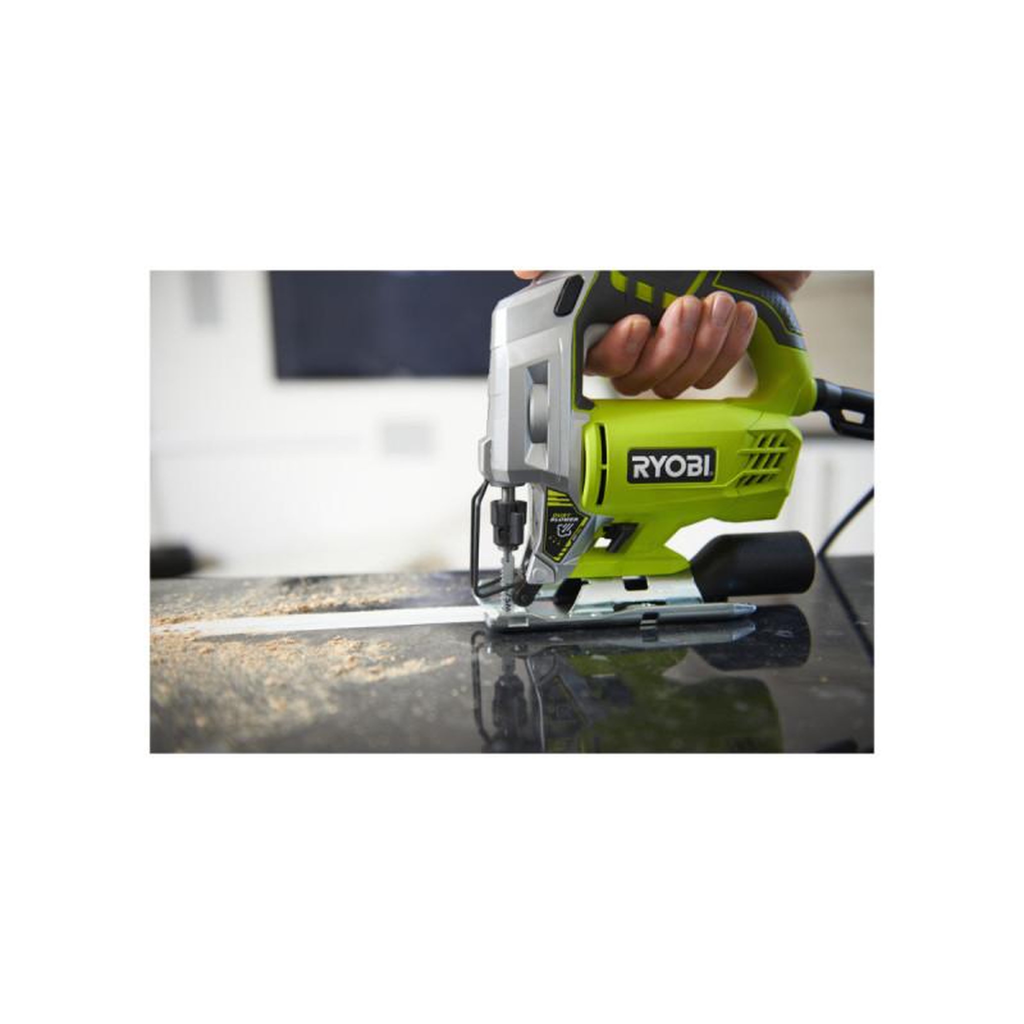 Voir la diapositive 2 : Ryobi Scie sauteuse électrique RYOBI 500W 75mm bois RJS750-G