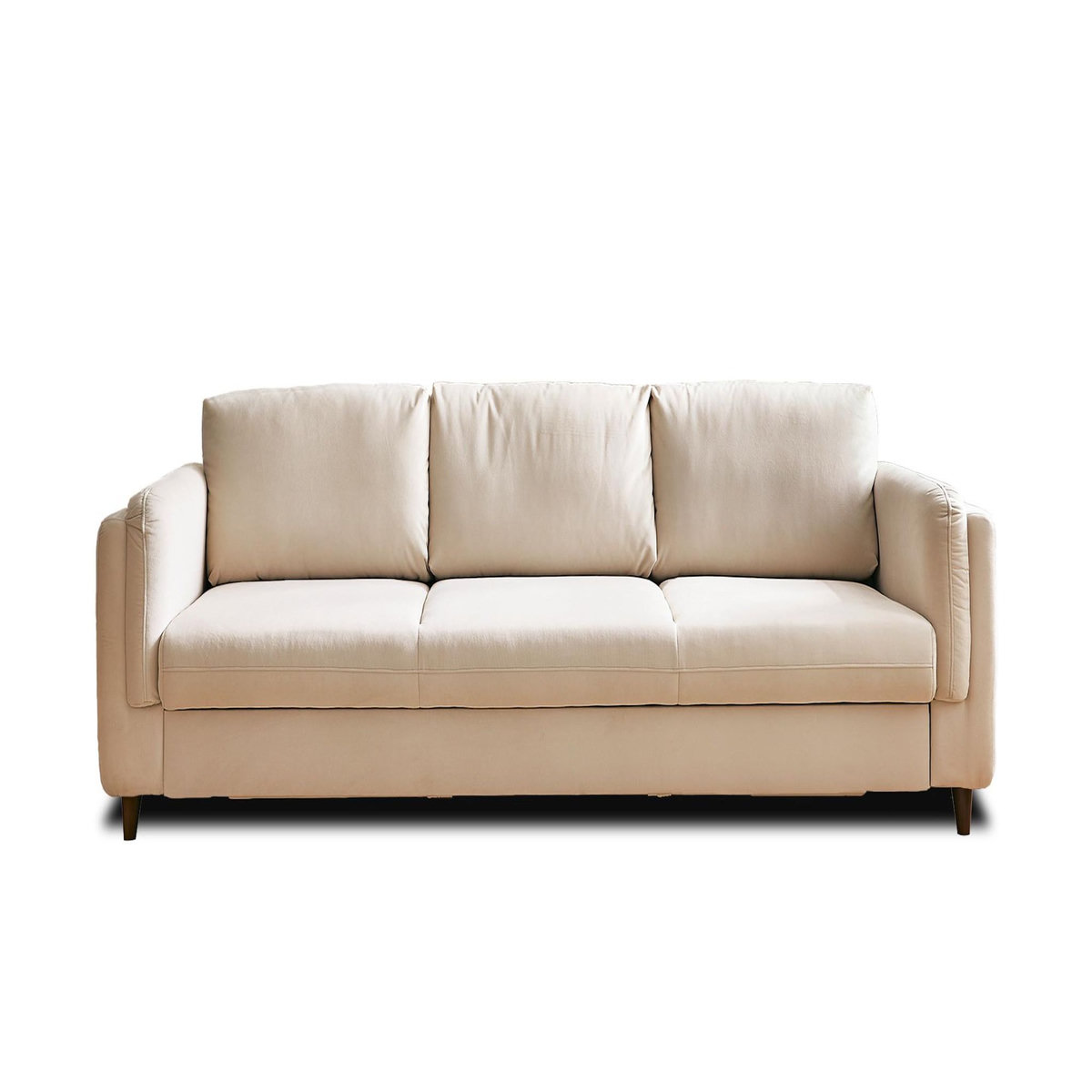 LISA DESIGN Brooke - canapé 3 places - convertible - en velours