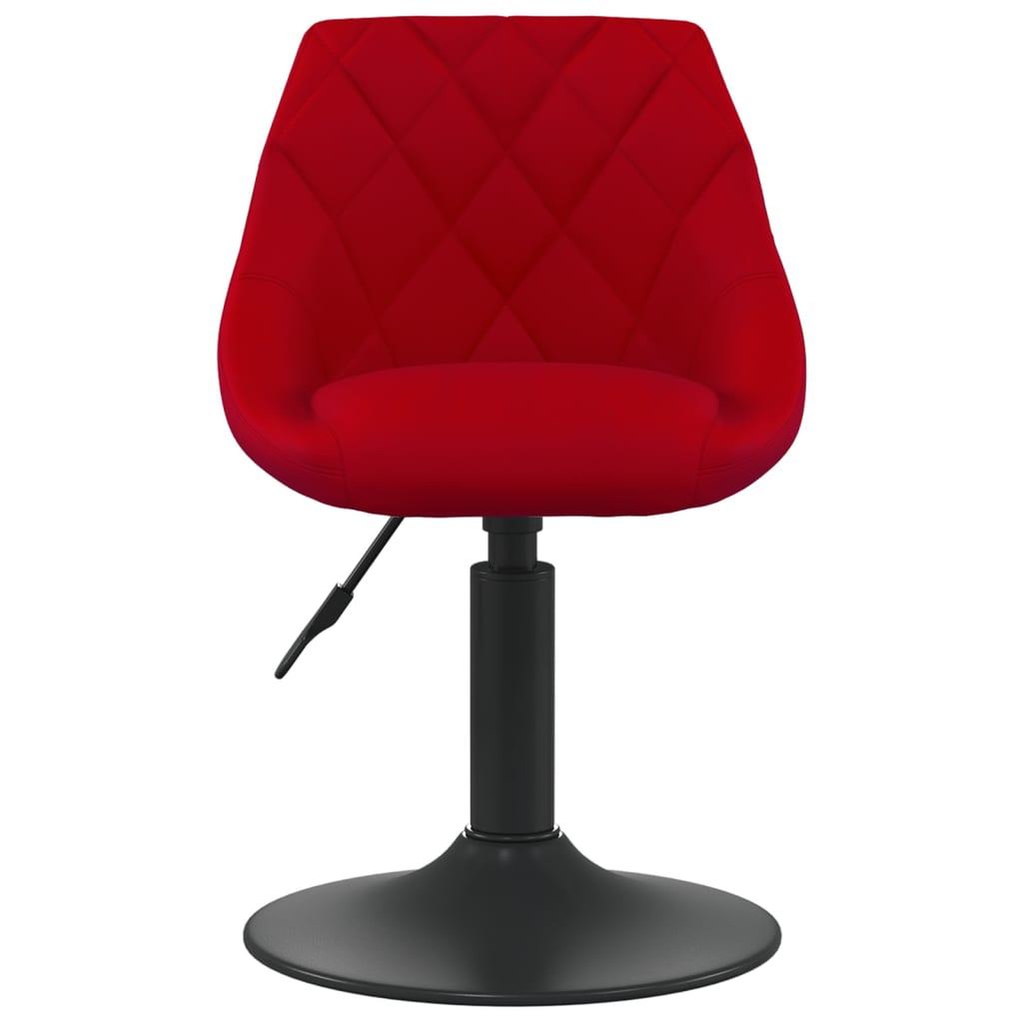 Voir la diapositive 4 : VIDAXL Chaises pivotantes a manger lot de 2 bordeaux velours
