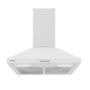 Voir la diapositive 1 : BRANDT Hotte murale décorative 60cm 624m3/h blanc - BHP4612W