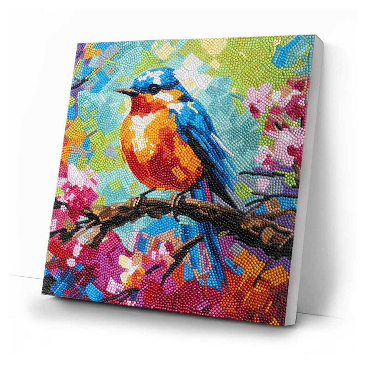Oz International Kit tableau à diamanter 30x30cm - Rouge gorge
