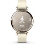 Voir la diapositive 5 : GARMIN Tracker d'activité Lily 2 Cream Gold bracelet blanc coco