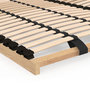Voir la diapositive 6 : ID MARKET Sommier à lattes réglables - 5 zones de confort 140 x 190 cm