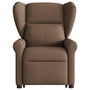 Voir la diapositive 4 : VIDAXL Fauteuil de massage inclinable Marron Tissu