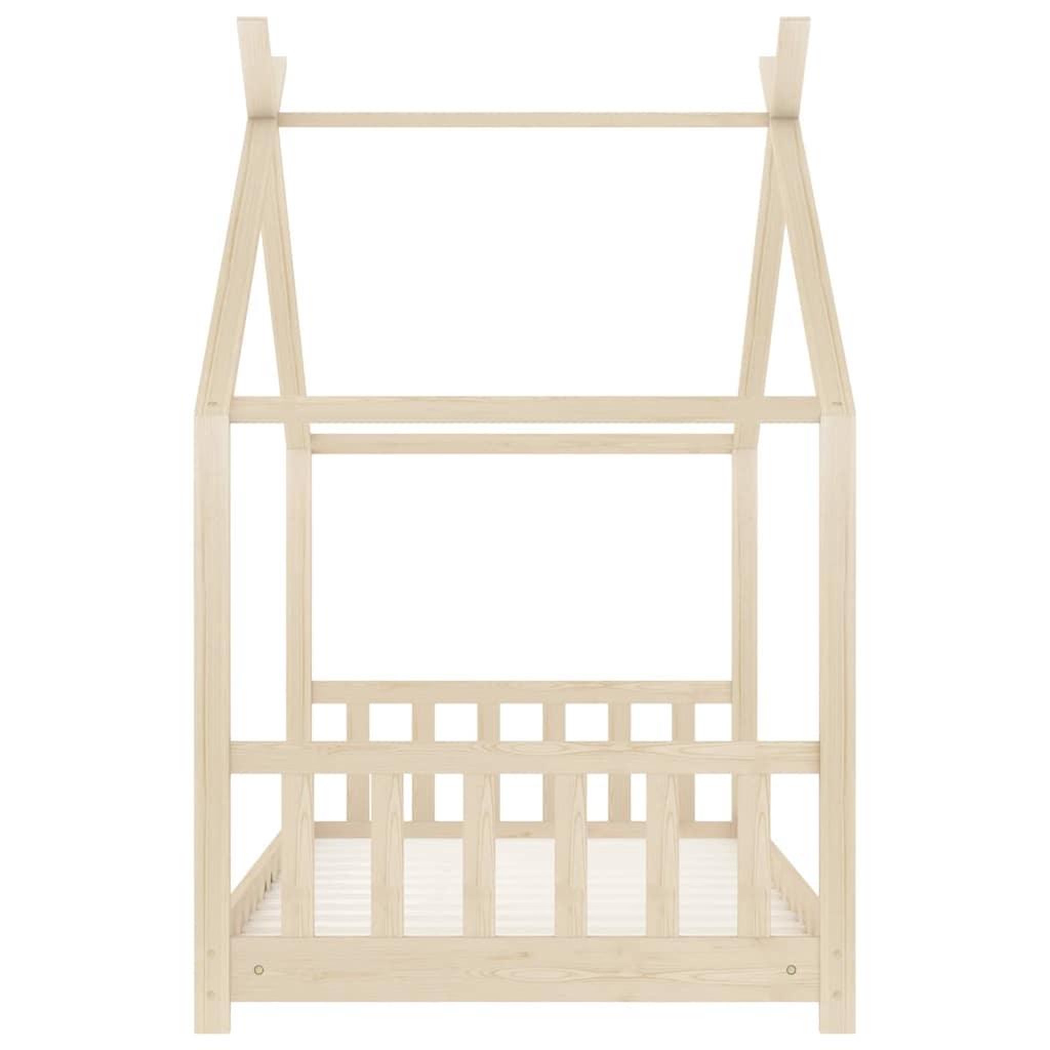 Voir la diapositive 5 : VIDAXL Cadre de lit d'enfant Bois de pin massif 70x140 cm