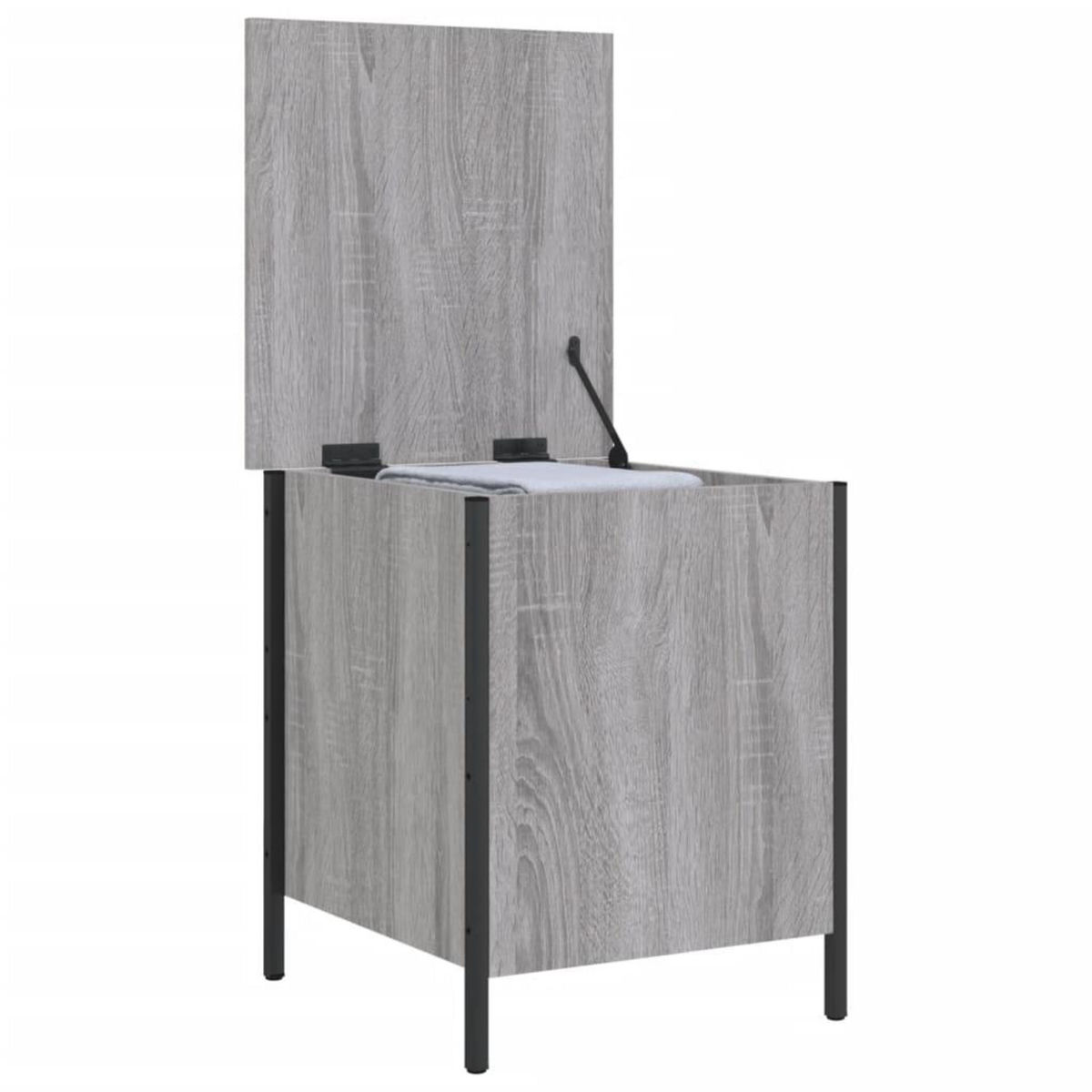 VIDAXL Banc de rangement sonoma gris 40x42,5x50 cm bois d'ingenierie