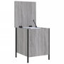 Voir la diapositive 5 : VIDAXL Banc de rangement sonoma gris 40x42,5x50 cm bois d'ingenierie