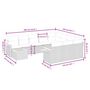 Voir la diapositive 6 : VIDAXL Salon de jardin 11 pcs avec coussins noir resine tressee