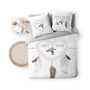 Voir la diapositive 5 : Paris Prix Parure de Lit 3 Pièces  Happy Dream  240x220cm Gris