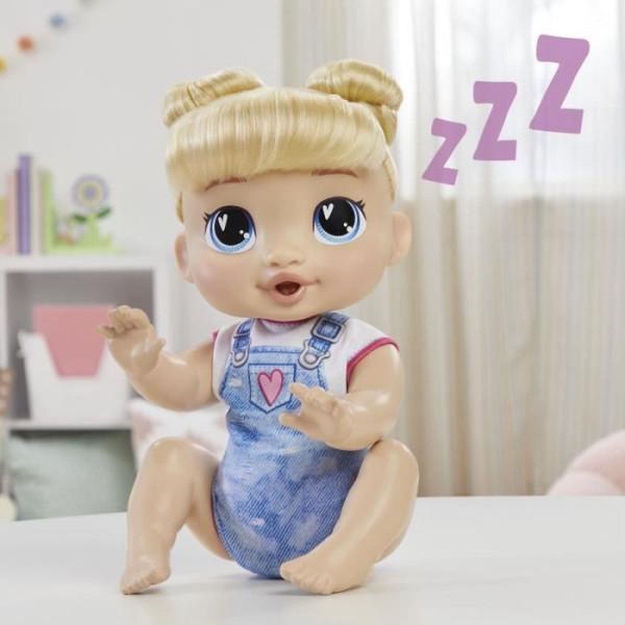 Voir la diapositive 6 : BABY ALIVE Baby Alive, Harper Hugs Marche a 4 pattes, poupée électronique de 27  cm marchant a 4 pattes, cheveux blonds, a partir de 3