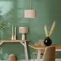 Voir la diapositive 5 : ATMOSPHERA Abat-Jour en Lin  Beline  30cm Beige