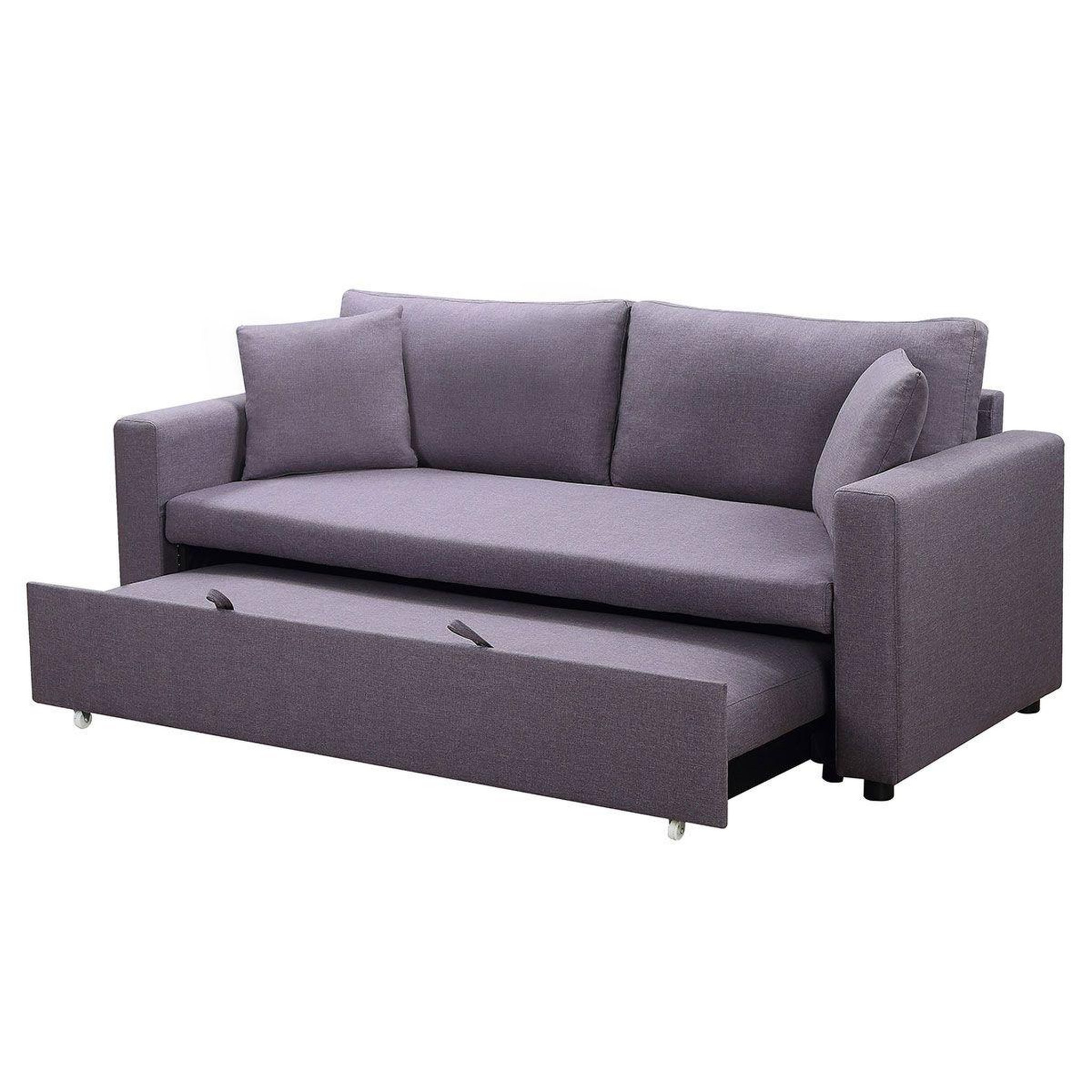 Voir la diapositive 4 : Paris Prix Canapé 3 places convertible  zolan  194cm gris
