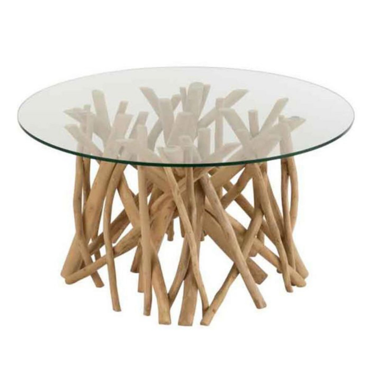 Paris Prix Table Basse en Teck  Driftwood  63cm Naturel