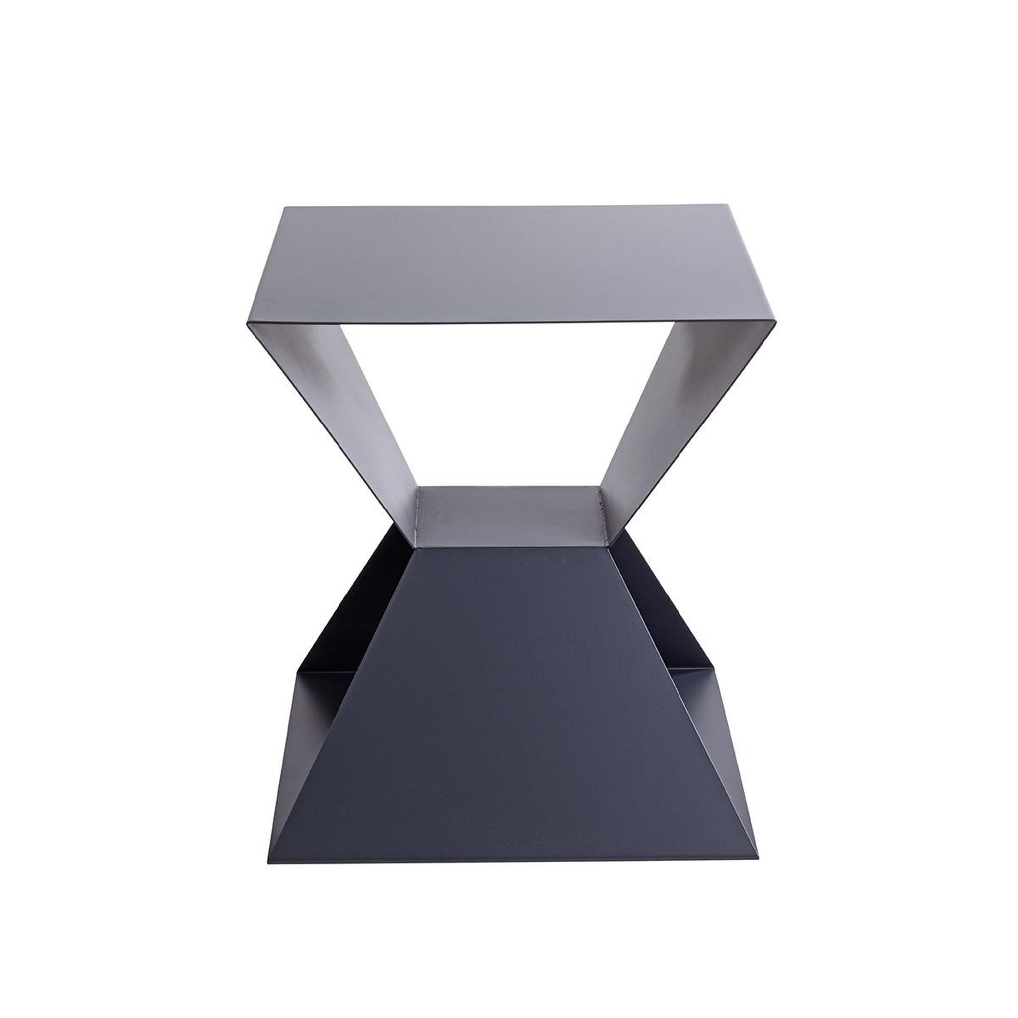 Voir la diapositive 3 : Paris Prix Table d'appoint design  sablier  45cm anthracite