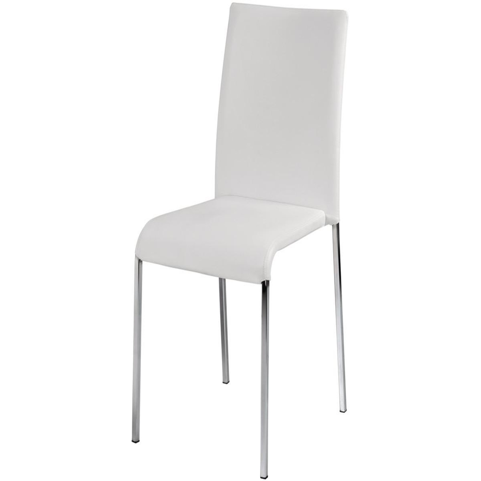 Habitat et Jardin Chaise   easy   - blanc - lot de 2