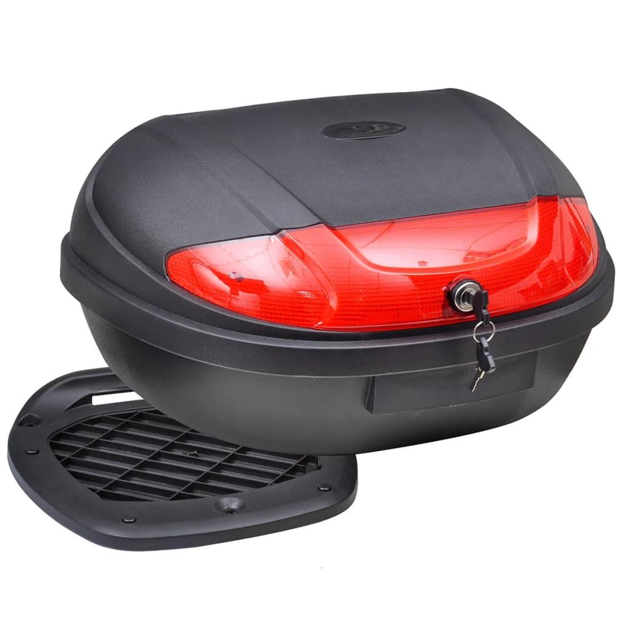 VIDAXL Boîte de moto 72 L pour 2 casques