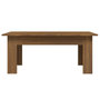 Voir la diapositive 5 : VIDAXL Table basse Chene marron 100x60x42 cm Bois d'ingenierie