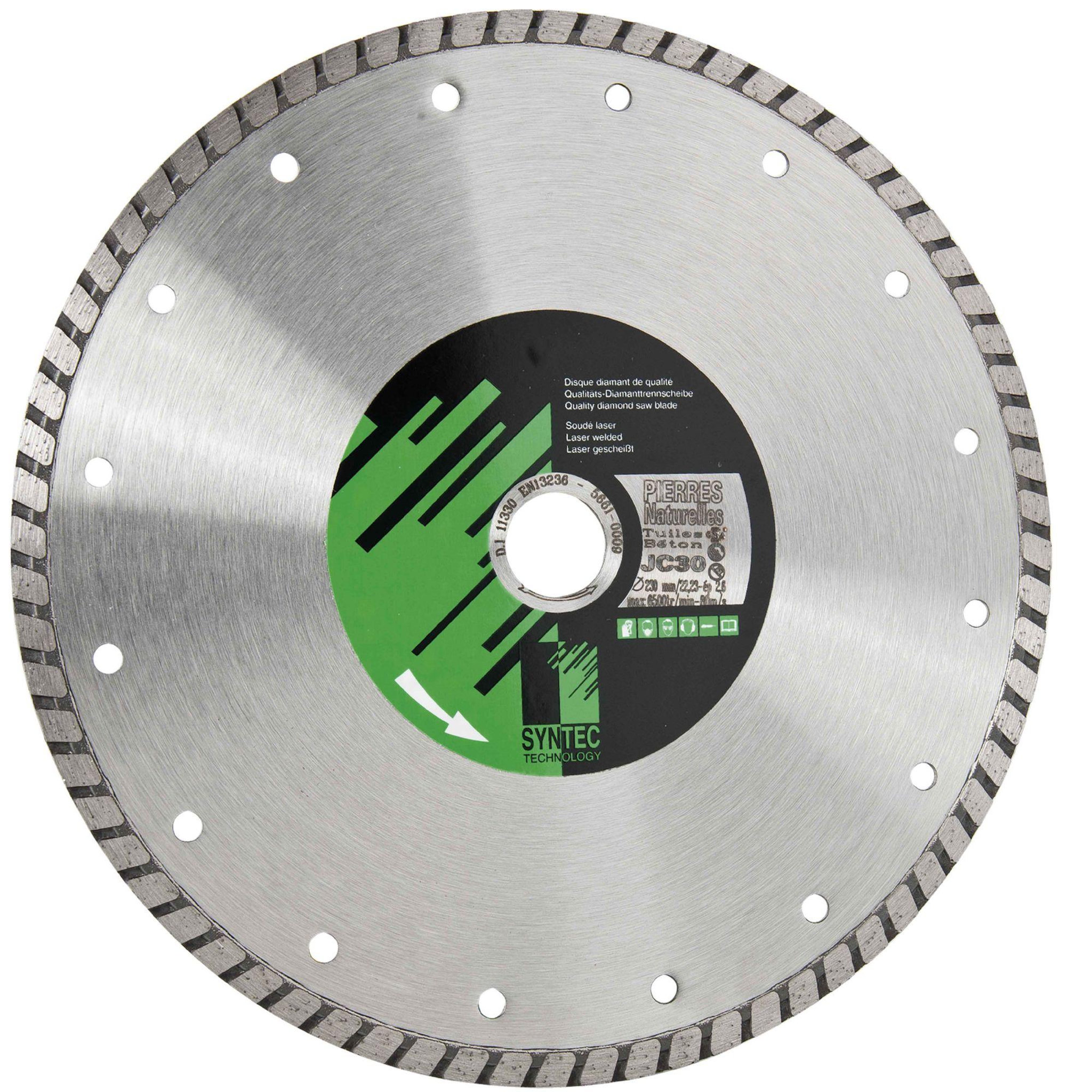 SYNTEC TECHNOLOGY Disque diamant turbo Ø 230 mm