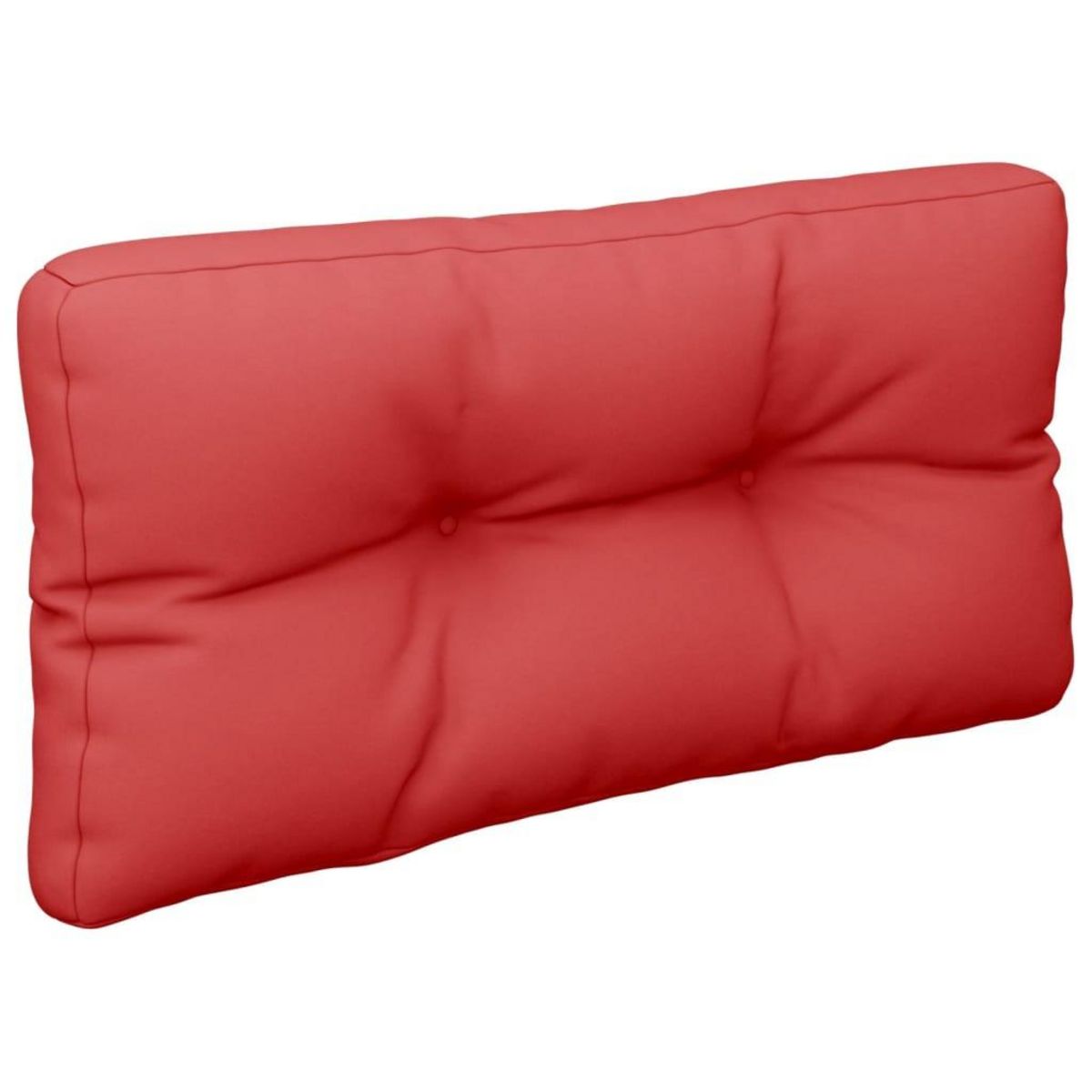 VIDAXL Coussins de palette lot de 2 rouge tissu