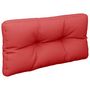 Voir la diapositive 4 : VIDAXL Coussins de palette lot de 2 rouge tissu