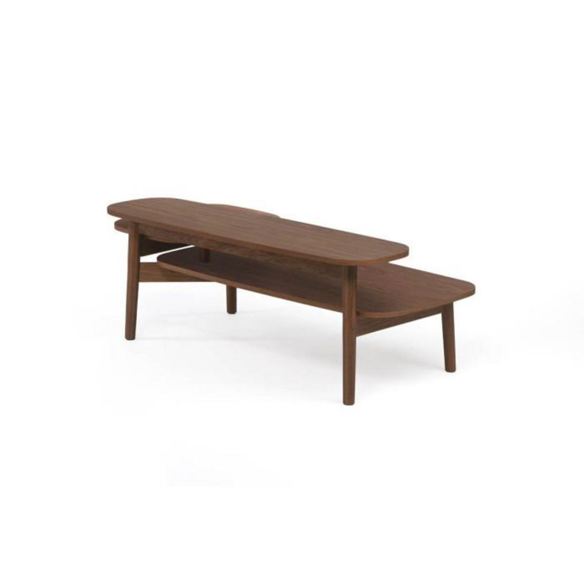 Paris Prix Table Basse en Bois  Eichberg  120cm Noyer