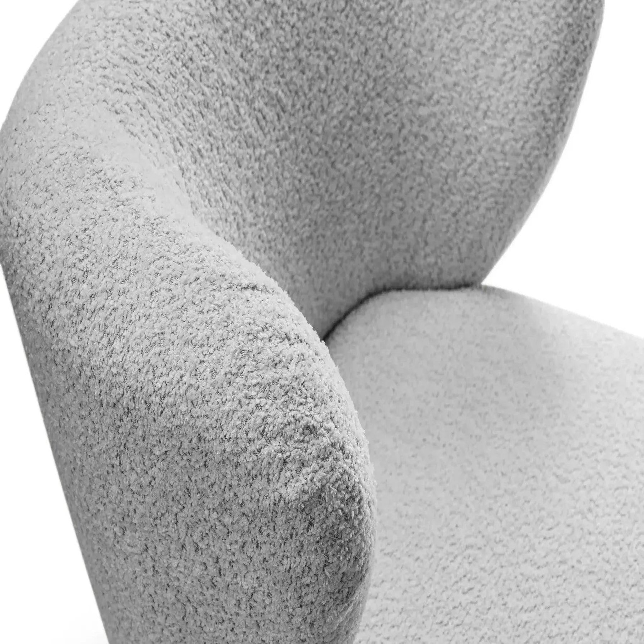 Voir la diapositive 5 : CASANOVA PARIS Capri - fauteuil tissu bouclette