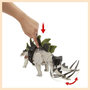 Voir la diapositive 3 : JURASSIC WORLD Figurine Méga Action Dinosaure Stégosaure - Jurassic World