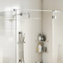 Voir la diapositive 1 : VIDAXL Pomme de douche pluie acier inoxydable 304 40x40 cm carree