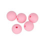 Voir la diapositive 1 : Artemio 5 perles silicone rondes - 10 mm - rose