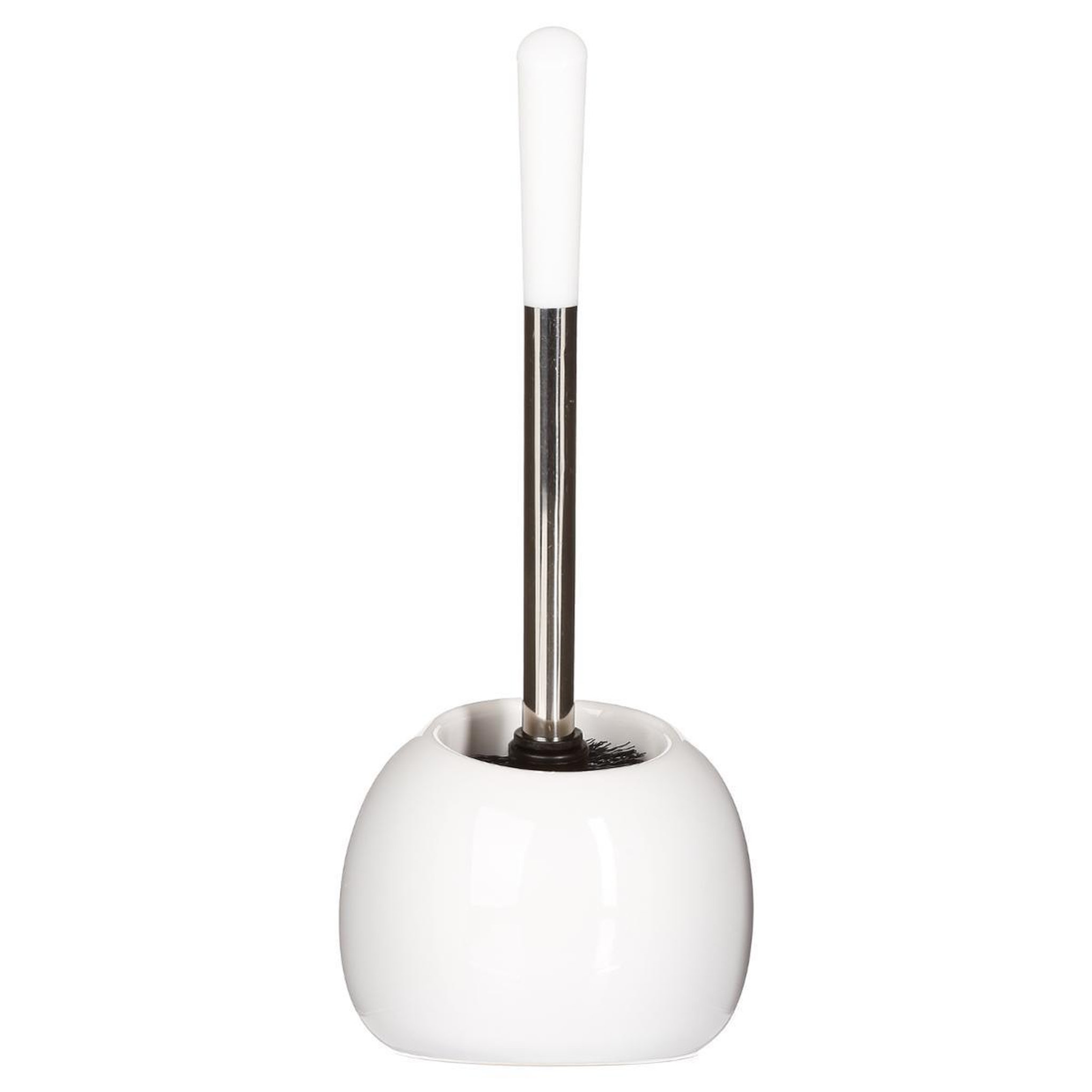 Voir la diapositive 2 : FIVE Brosse wc en céramique  sun  36cm blanc