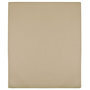 Voir la diapositive 1 : VIDAXL Drap-housse Jersey Taupe 140x200 cm Coton